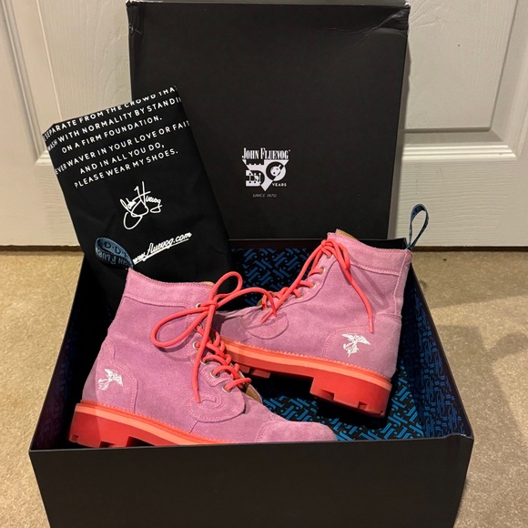 John Fluevog, Size 7.5, purple/pink - Picture 1 of 3